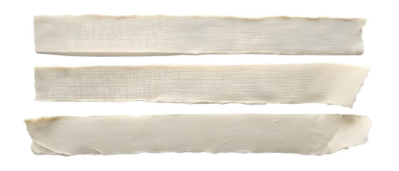 white adhesive tape isolated on transparent background