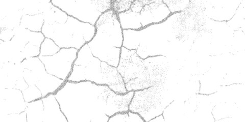 Cracked surface pattern with dotted grain structure and abstract fracture lines. Minimal monochrome backdrop in stipple texture for collage design. Vector illustration