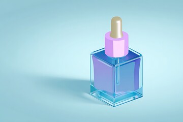 Obraz premium Cosmetic bottle, 3D render