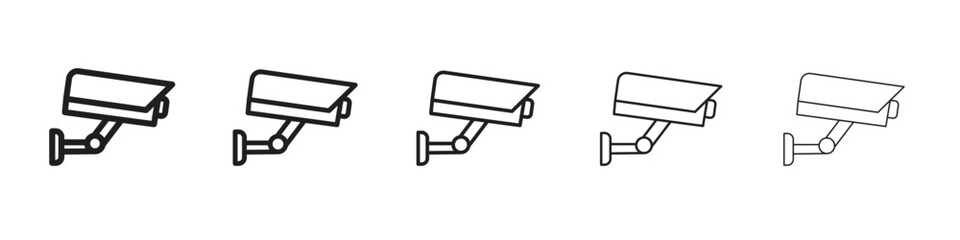 Security camera icon vector, Symbol, logo illustrations