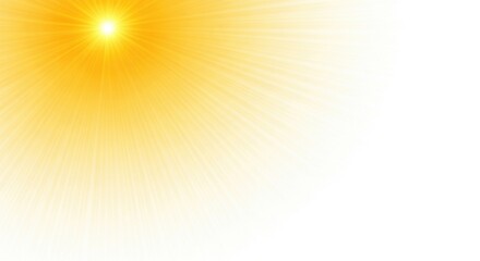 Fototapeta premium A bright light source in the upper left corner with a gradient background