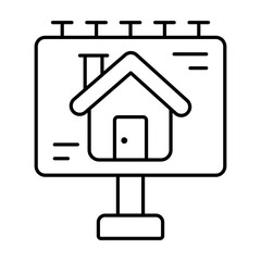 Real Estate Line Icons