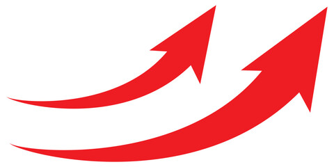  long right vector arrow icon. long arrow Up. Arrow Long Icon set. white background. EPS 10 