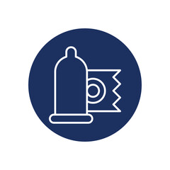 Contarception icon vector