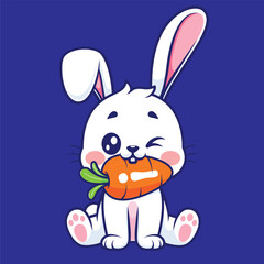 easter bunny with egg