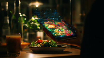 Augmented reality application using artificial intelligence