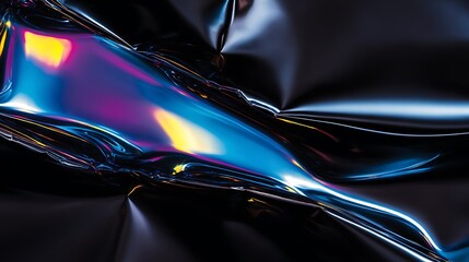 Abstract iridescent folds (8)
