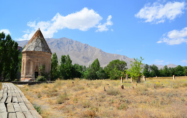 Halime Hatun Tomb is a Seljuk mausoleum located in the Gevas district of Turkey.