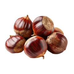 Obraz premium Pile of nuts with a brownish color