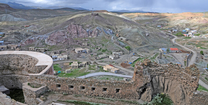 A view from the Historic Town of Hosap in Van, Turkey