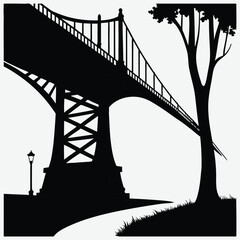 Monster party in a graveyard  image silhouette design vector art and illustration