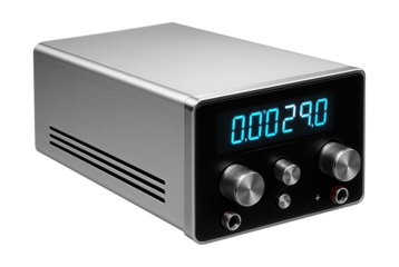Adjustable output LED power supply for dynamic lighting solutions in a contemporary art gallery.