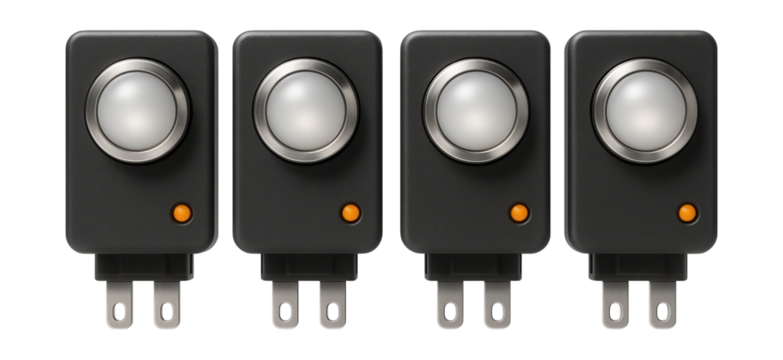 Socket lamps for panels used in commercial settings, such as small retail store control panels.