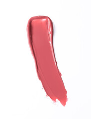 pink lipstick smear, acryl gel, glossy pink nail polish, cosmetics beauty product texture, liquid blush, lipstick, lipgloss swatches