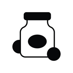 Vitamins  icon vector