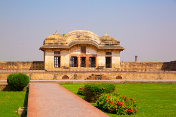 Lahore fort in Punjub, Pakistan. Beautiful mughal architecture. 