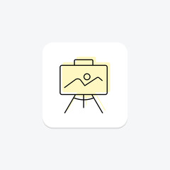 Fototapeta premium Art Portfolio, vector, pixel perfect, illustrator file