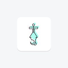 Hanging Hook, vector, pixel perfect, illustrator file