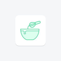 Mixing Bowl, vector, pixel perfect, illustrator file