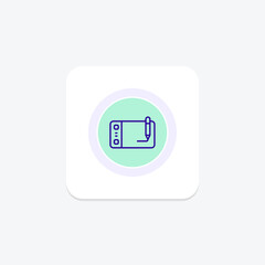 Drawing Pad, vector, pixel perfect, illustrator file