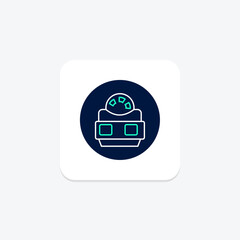 Obraz premium Slide Viewer, vector, pixel perfect, illustrator file