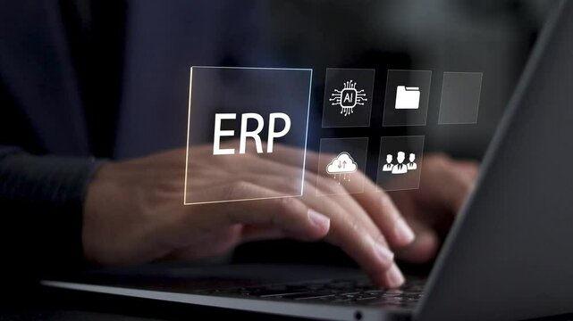ERP, Enterprise Resource Planning for manage company. Software system that helps organizations streamline their business processes. 
