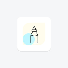 Varnish Bottle, vector, pixel perfect, illustrator file