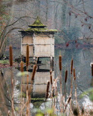 old house in the water
