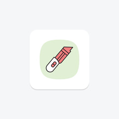Craft Knife, vector, pixel perfect, illustrator file