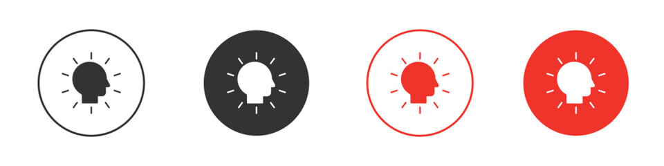 Intention icon. Black style vector icons. Isolated sign symbol