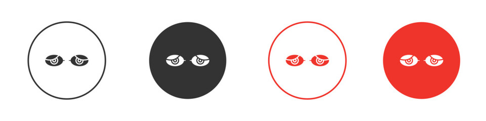 Myasthenia gravis icon. Black style vector icons. Isolated sign symbol