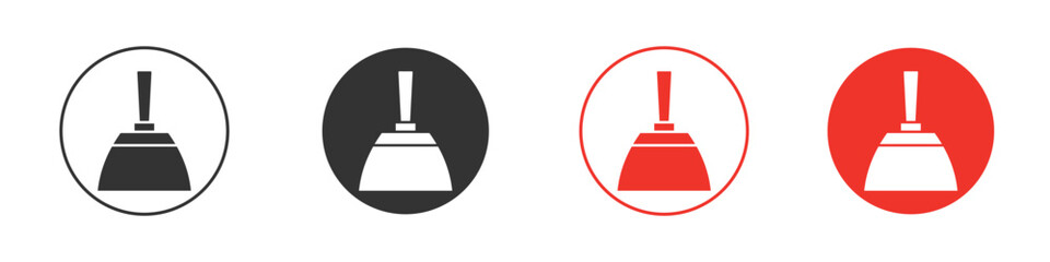 Putty knife icon. Black style vector icons. Isolated sign symbol