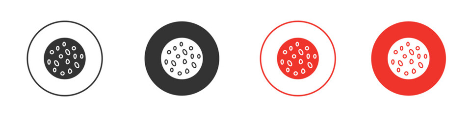 Thalassaemia icon. Black style vector icons. Isolated sign symbol