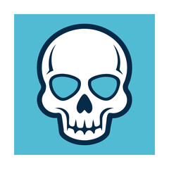 Human skull icon