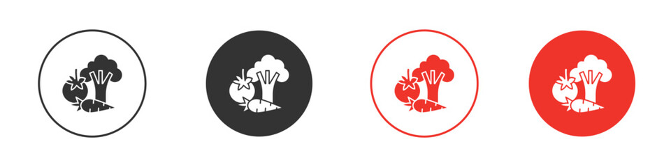 Vegetable icon vector, Symbol, logo illustrations