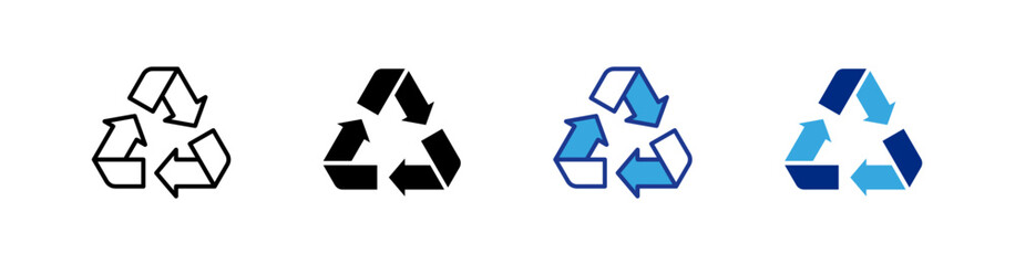 Recycle icons set.eps
