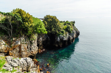 Idyllic Coastal Cliffs of Northern Spain