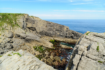 Idyllic Coastal Cliffs of Northern Spain