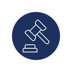 Real Estate Law icon vector
