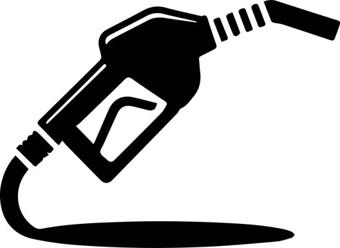 Petrol pump fuel or gas station icon