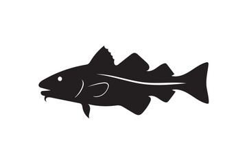Cod fish silhouette