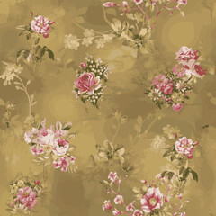 flower allover seamless pattern design floral print