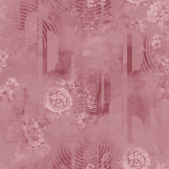 flower allover seamless pattern design floral print