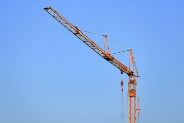 crane on a construction site