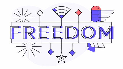 Freedom and Liberty on Independence Day &ndash; Vector Festive Art
USA 4th of July Celebration with Flags and Fireworks &ndash; Vector Concept