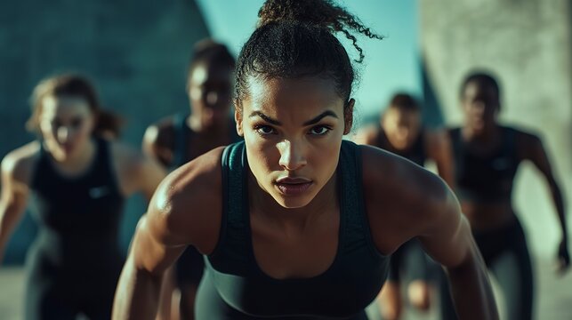 Boot camp session inspires teamwork and motivation among participants during outdoor training