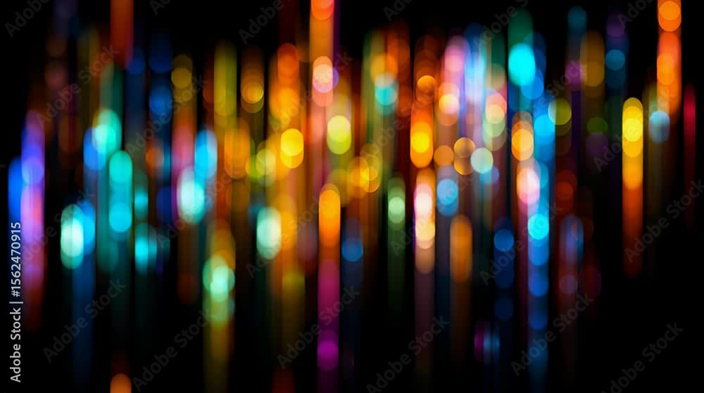 Poster Abstract Colorful Light Bokeh Background