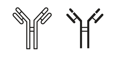 Antibody icon vector, Symbol, logo illustrations