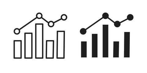 Benchmarking icon Black and White Vector Graphic