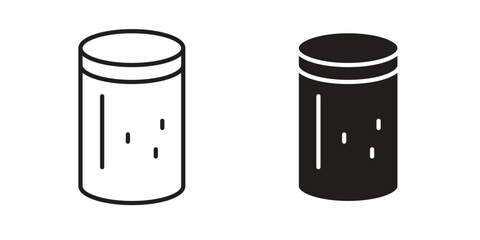 Cork wine icon Black and White Vector Graphic